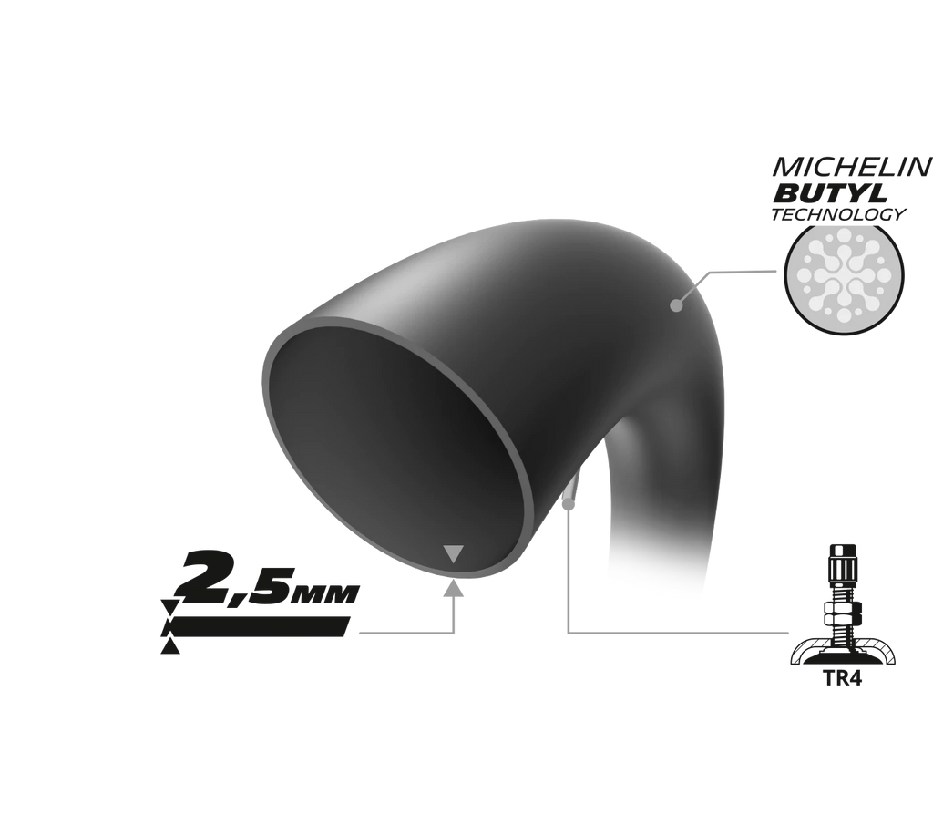 Michelin Reinforced Front Inner Tube 70/100-19 Heavy Duty