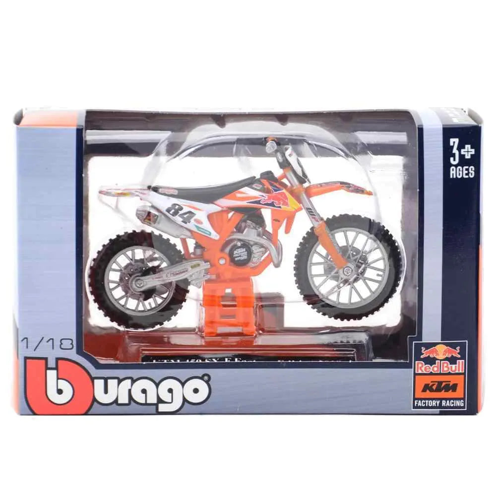 Jeffrey Herlings' Red Bull KTM SXF450 1:18 Scale Model