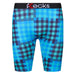 Cyan Plaid Boys Underwear Front