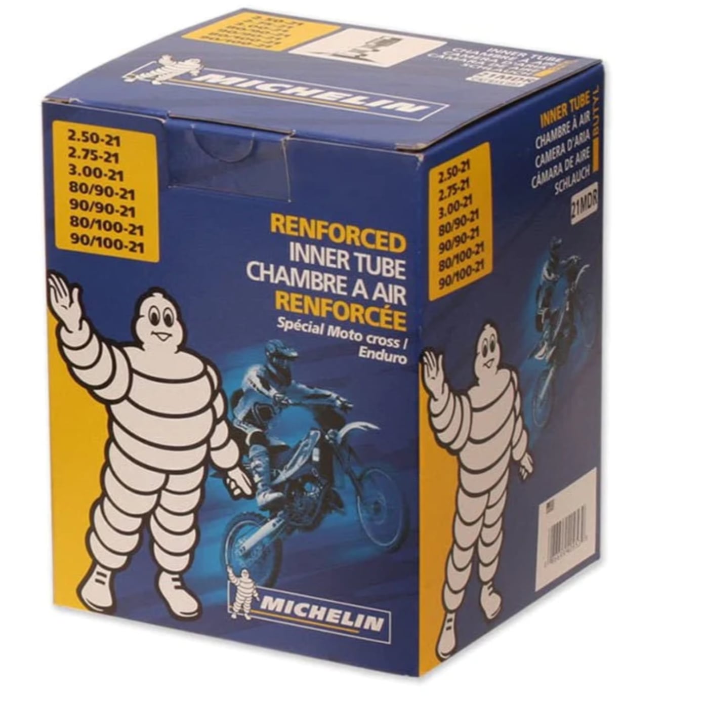 Michelin Reinforced Front Inner Tube 70/100-19 Heavy Duty