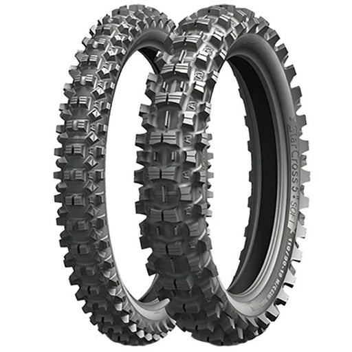 Michelin Off-road Starcross 5 Rear Motocross Tyre (MX Med Terr | Size 90/100-16)