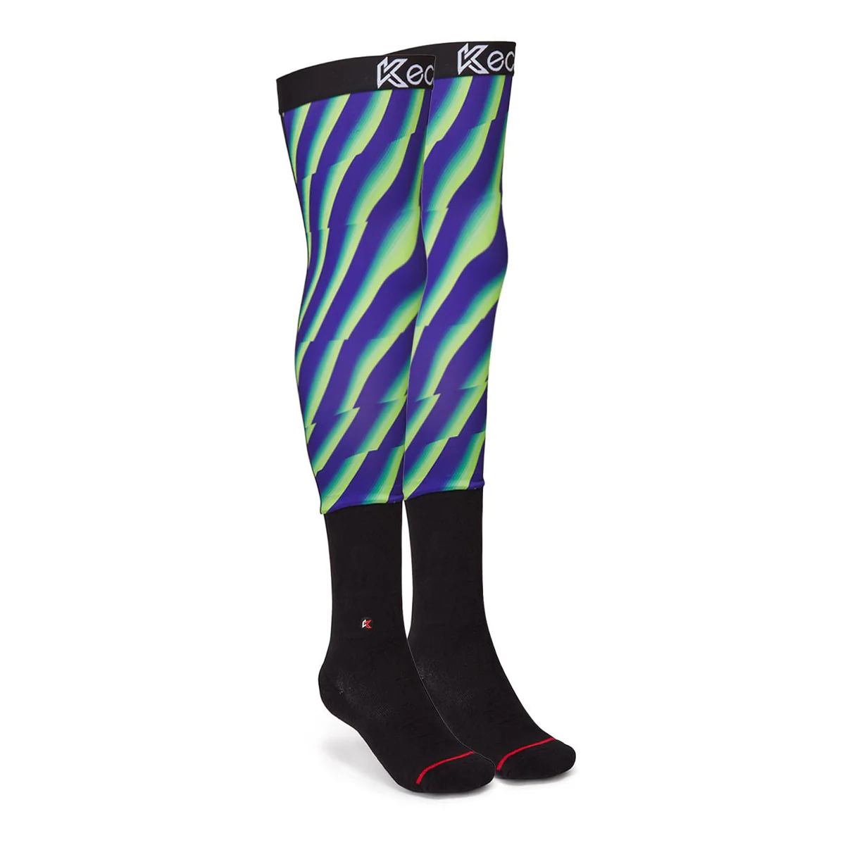 Kecks Neon Zebra Moto Socks