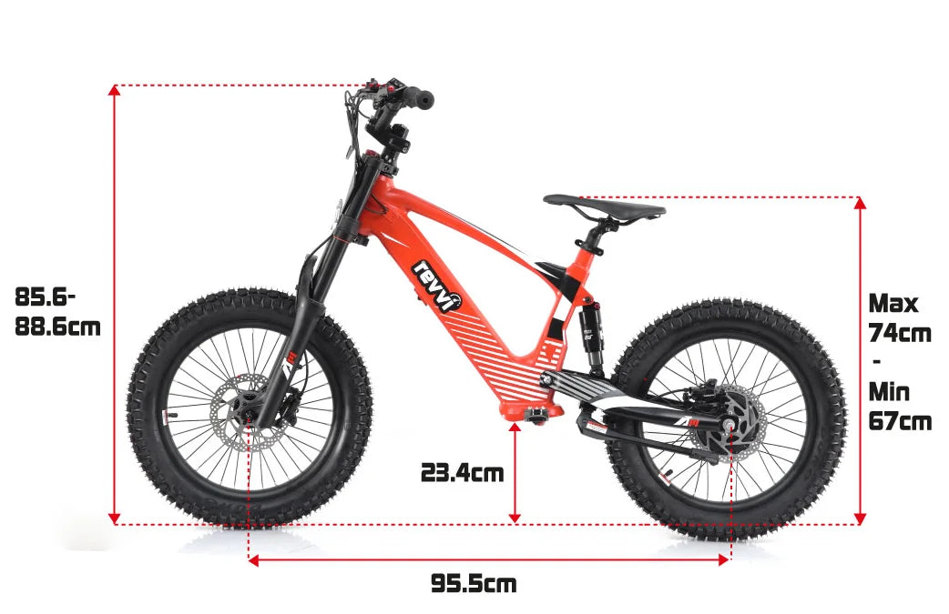 Revvi 18 Inch Kids Electric Bike