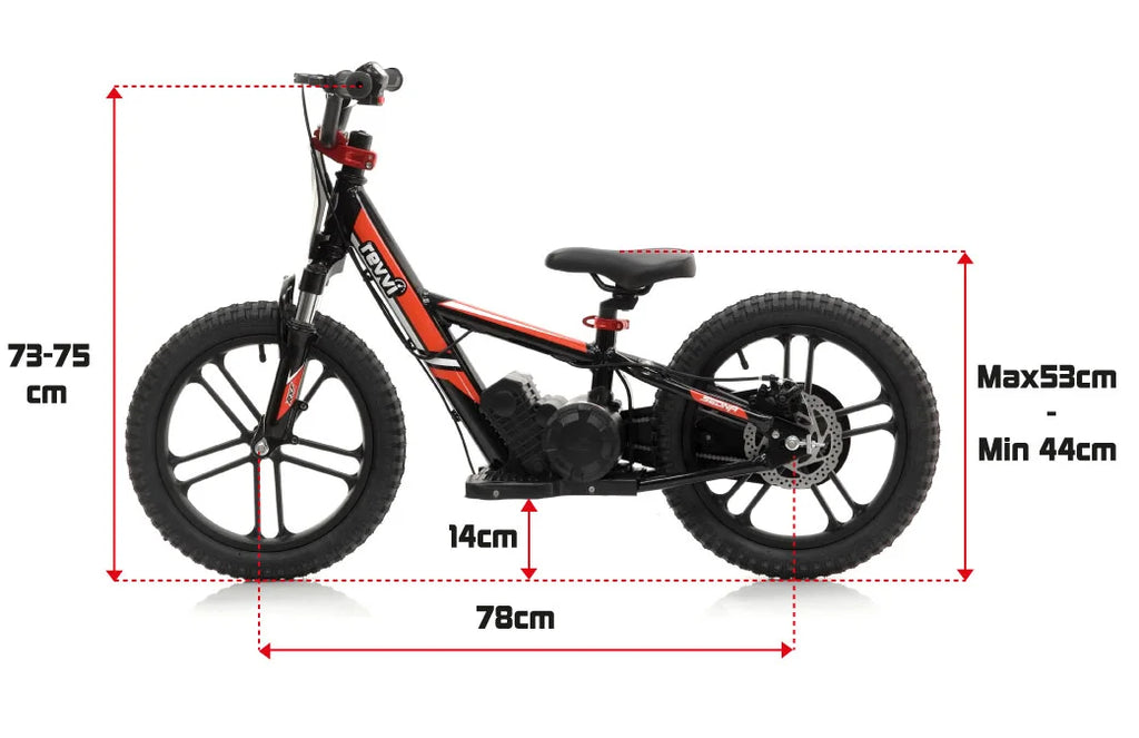 Revvi 16+ Kids Electric Balance Bike