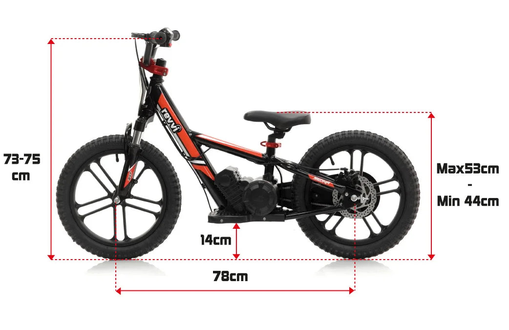 Revvi 16+ Kids Electric Balance Bike