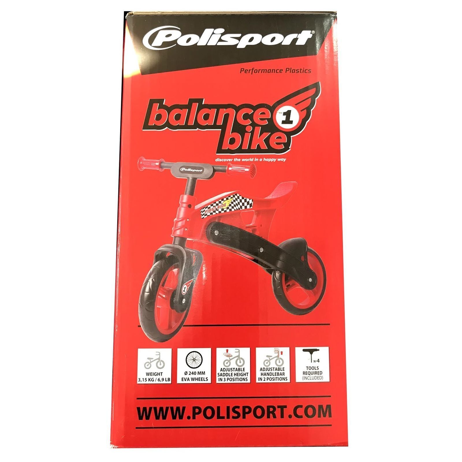 Polisport Balance Bike (Red | Youth)