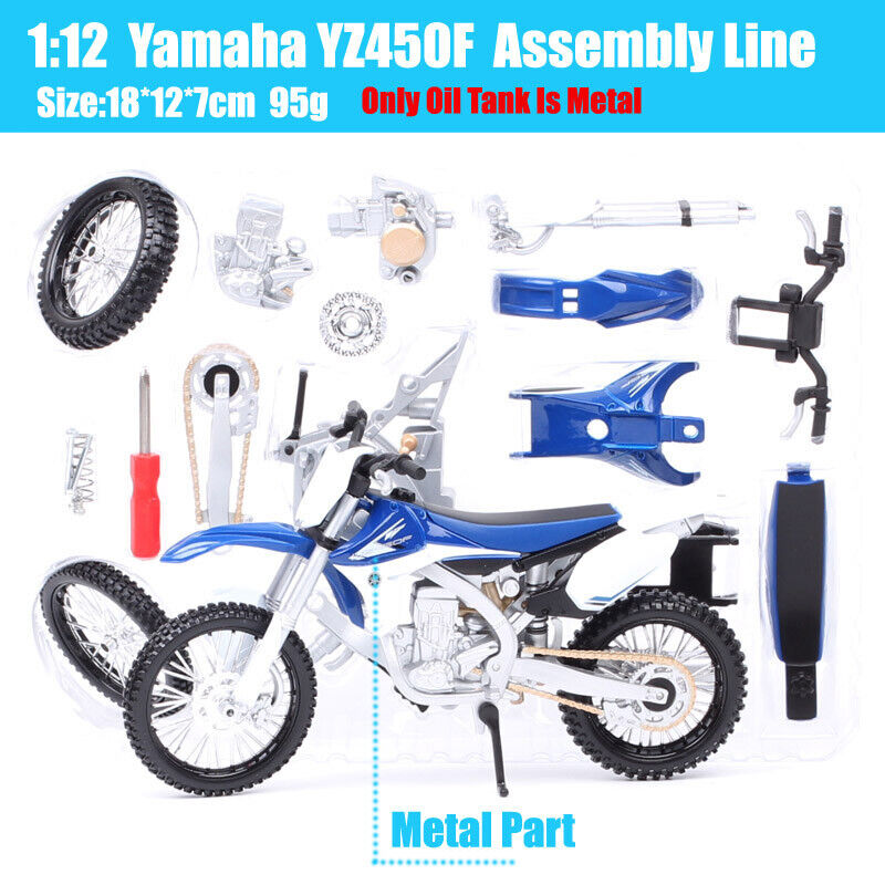 Maisto Yamaha YZF 450 1:12 Assembly Kit Scale Model