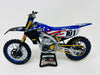 1:12 Eli Tomac Motocross Of Nations #101 Yamaha YFZ 450 Blue Moto X Dye-Cast Toy Model