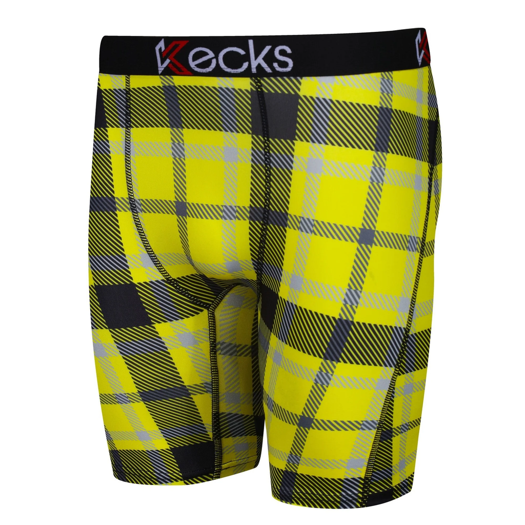 Kecks Yellow Tartan Boys Boxers