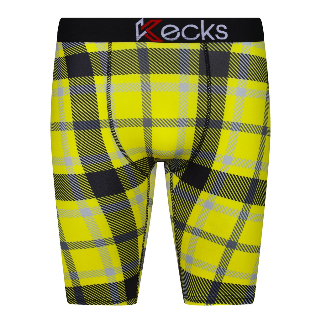 Kecks Yellow Tartan Boys Boxers