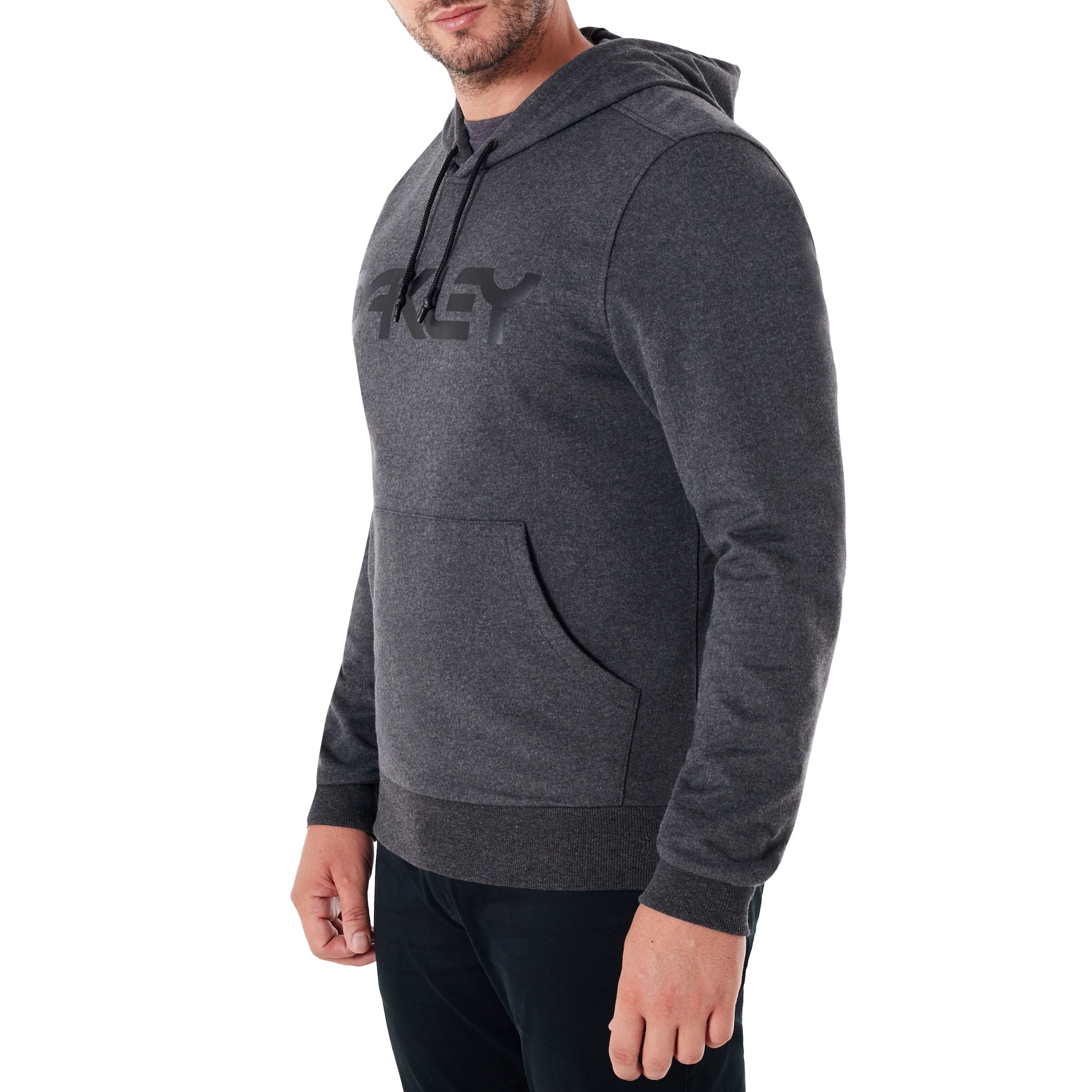 Oakley B1B Po Hoodie (Blackout Light Heather)