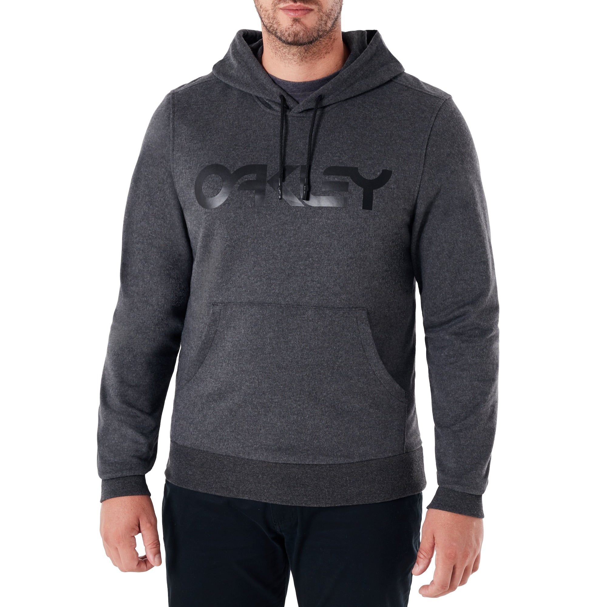 Oakley B1B Po Hoodie (Blackout Light Heather)