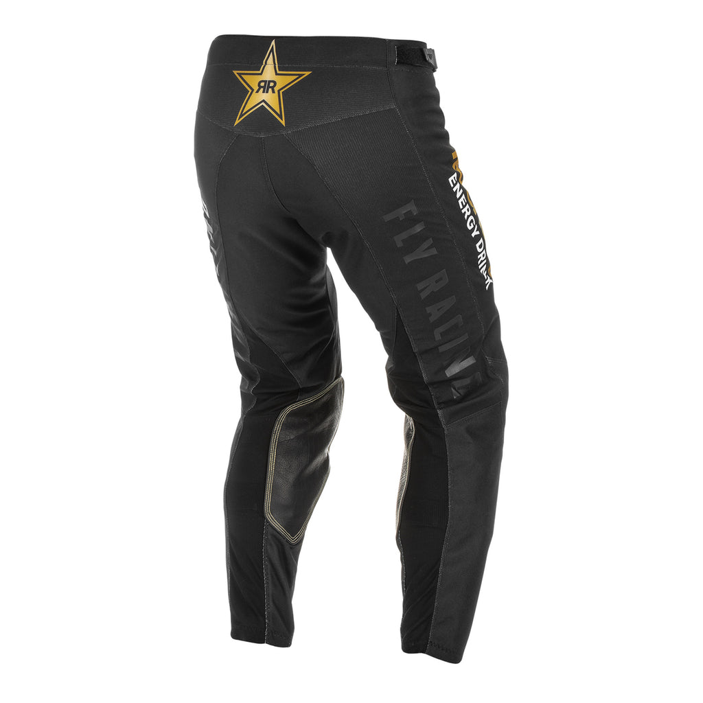 Fly Racing 2022 Kinetic Rockstar Motocross Pants (Black/Gold)