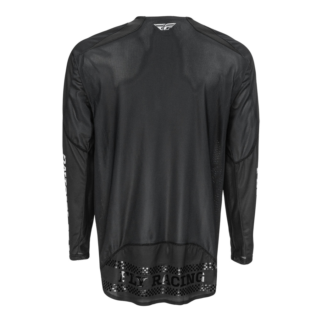 Fly Racing 2022 Evolution DST Adult Motocross Jersey (Black/White) back
