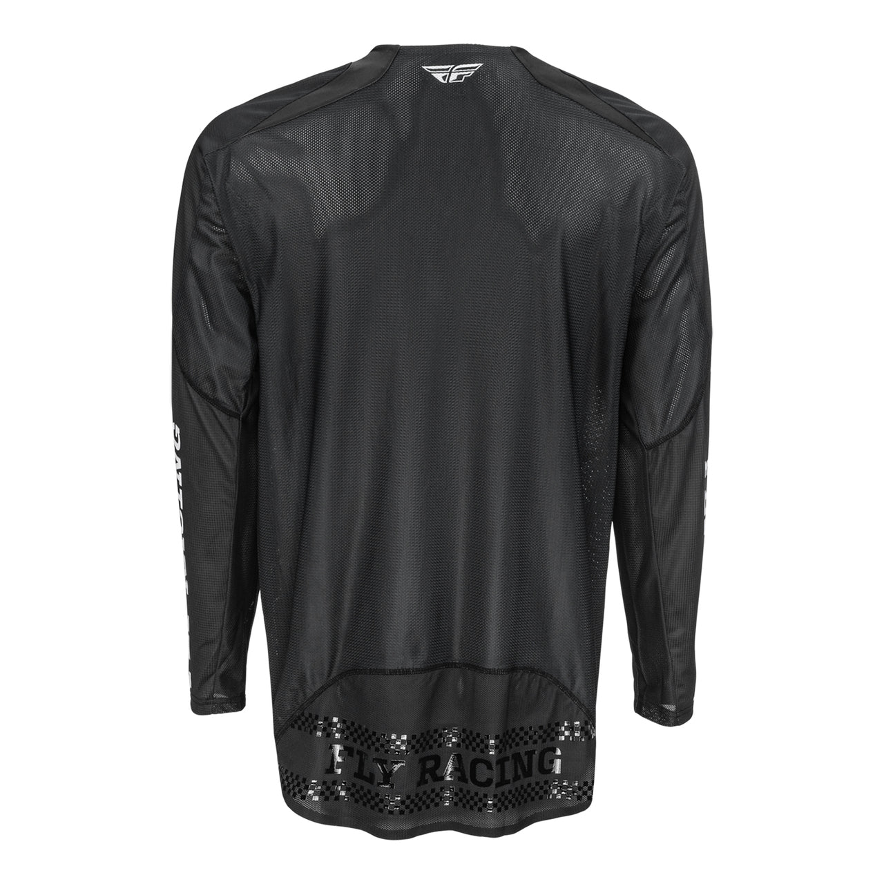 Fly Racing 2022 Evolution DST Adult Motocross Jersey (Black/White) back
