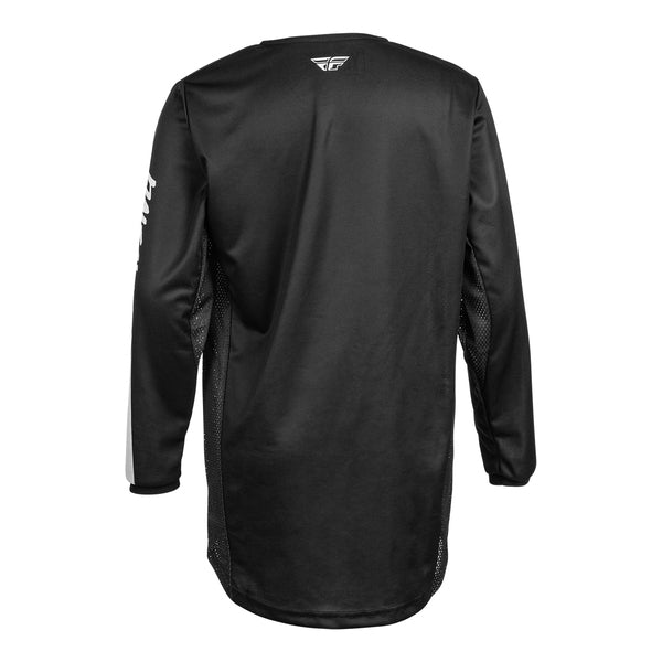 Fly 2022 Kinetic Rebel Youth Motorcross Jersey Medium (Black/White)