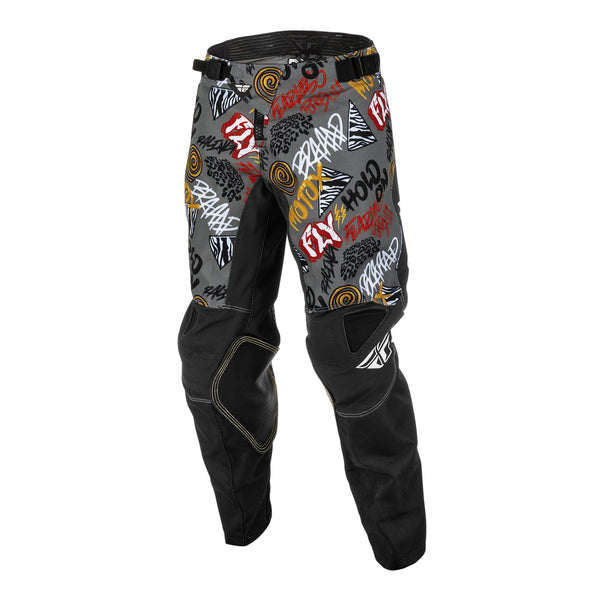 Fly Racing 2022 Kinetic Rebel Youth Pants (Black/Grey)
