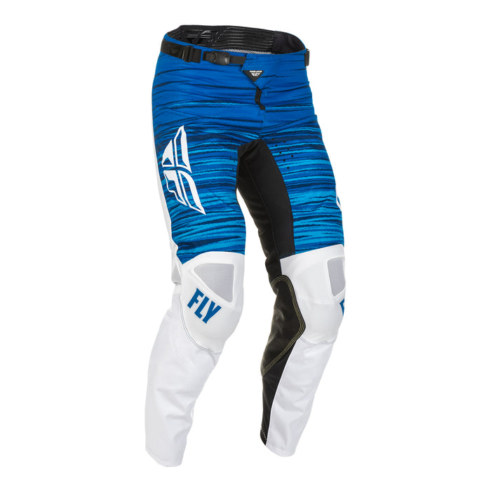 Fly Racing 2022 Kinetic Wave Motocross Pants white/blue front