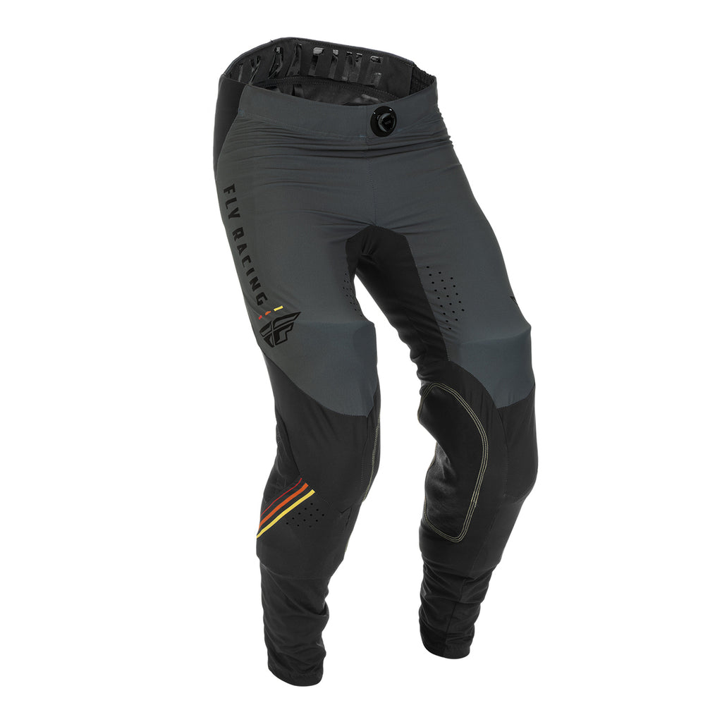 Fly Racing 2022 Lite S.E. Adult Speeder Motocross Pants (Metal/Red/Yellow) front right