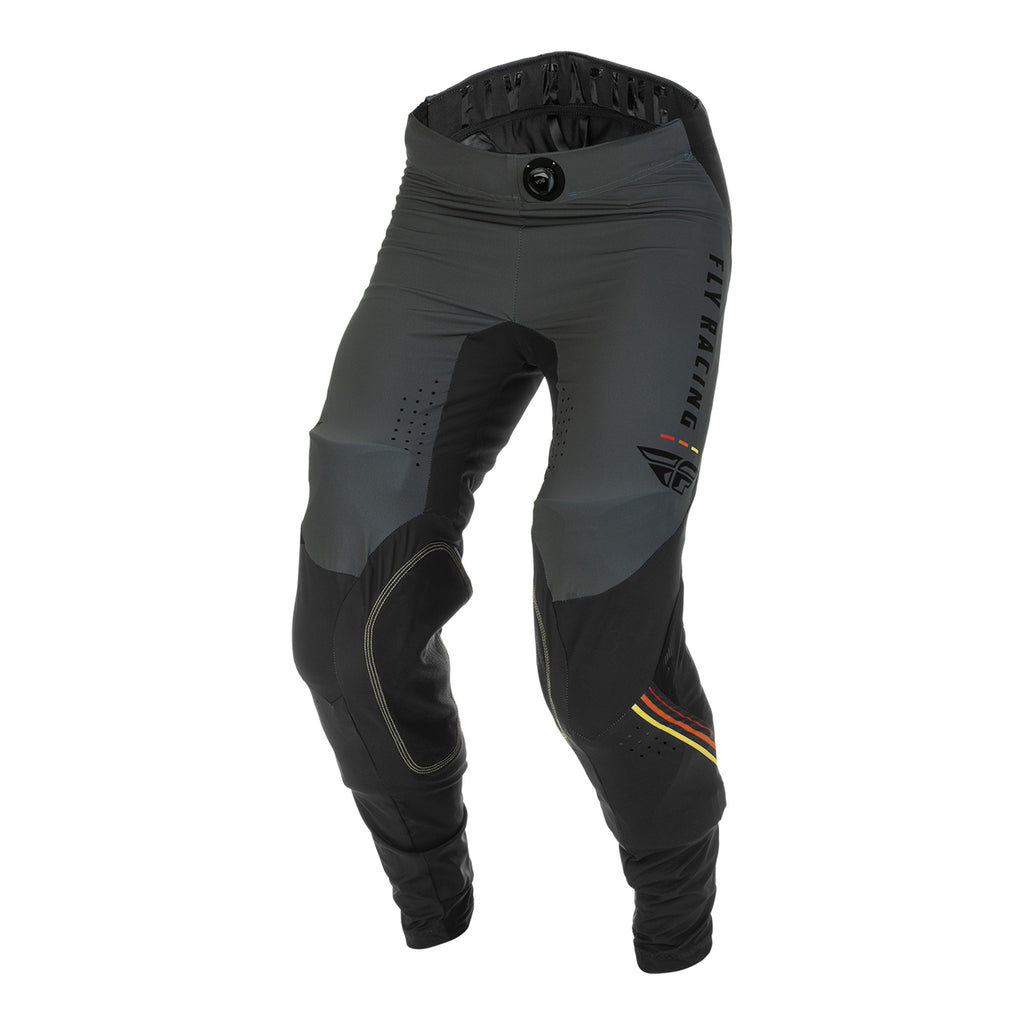 Fly Racing 2022 Lite S.E. Adult Speeder Motocross Pants (Metal/Red/Yellow) front