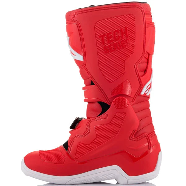 Alpinestars Tech 7S Youth Motocross Boots (Red) UK Size 5