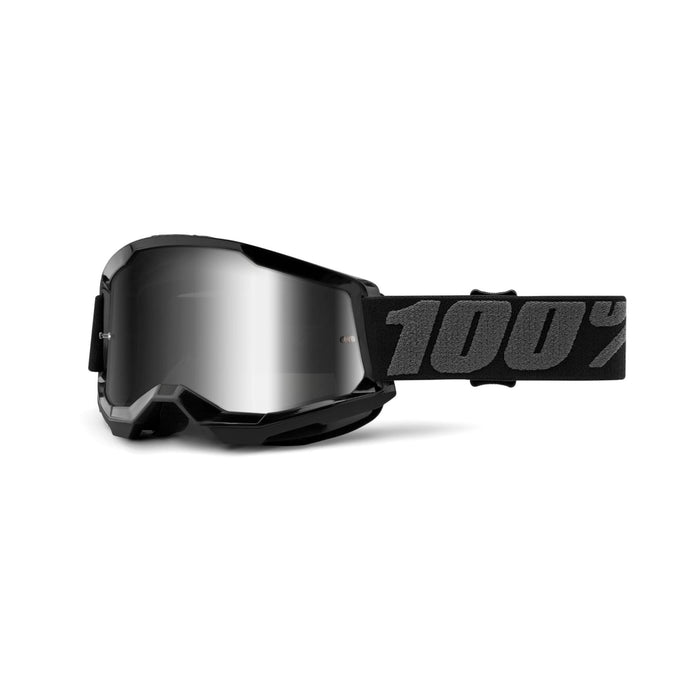 100% Strata 2 Motocross Goggles (Mirror Lens)
