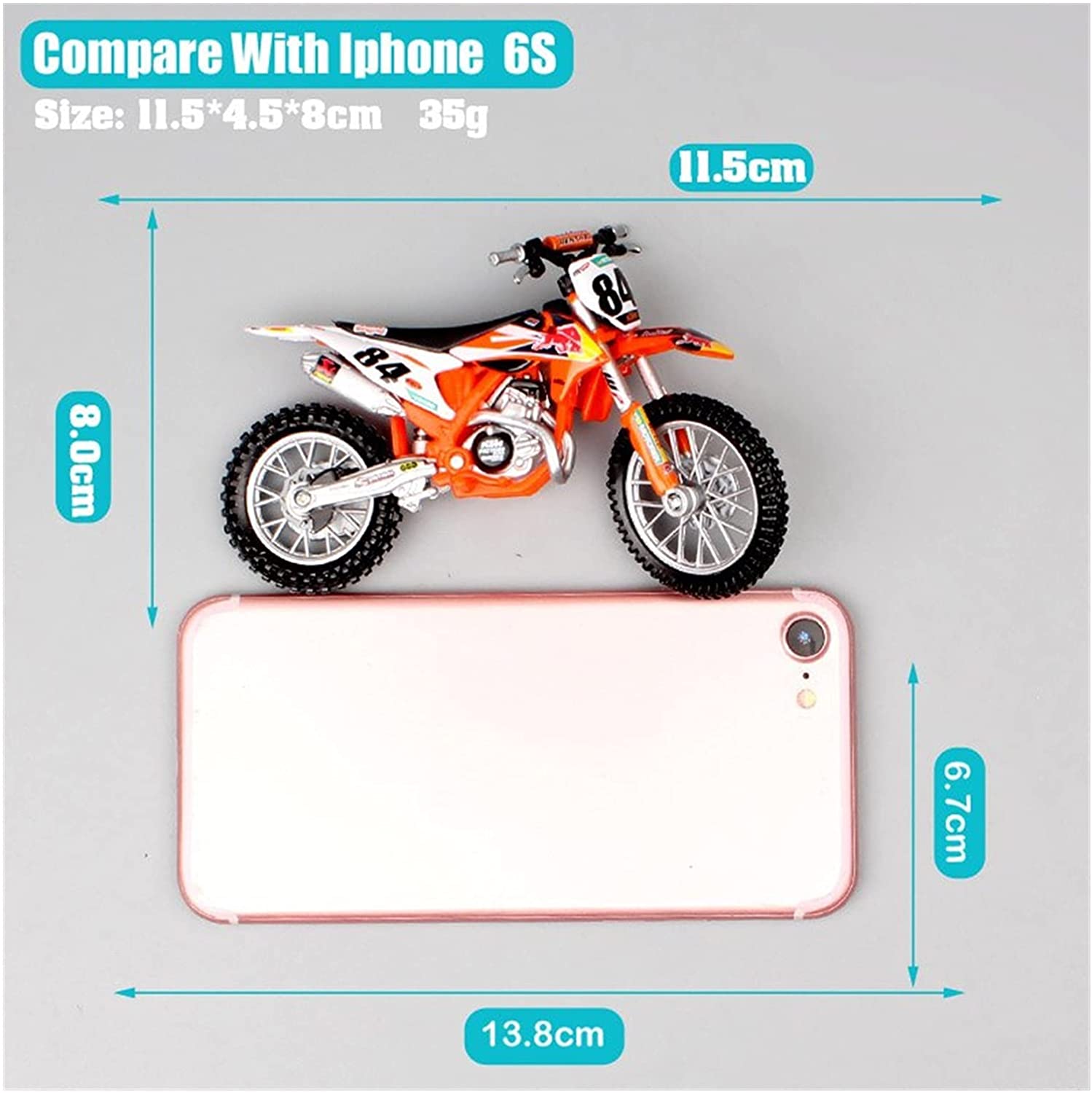 1:18 Jeffrey Herlings KTM SXF 450 Toy Models by Bburago