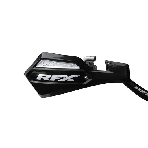 RFX Motocross Hand Guard with Fitting Kit (Black)