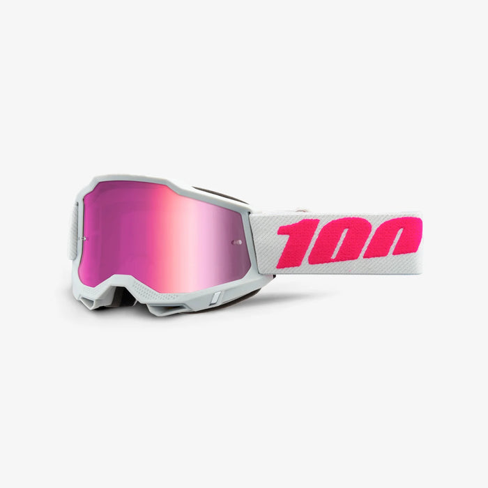 100% ACCURI 2 JUNIOR MX Goggles (Keetz Mirror Pink Lens)