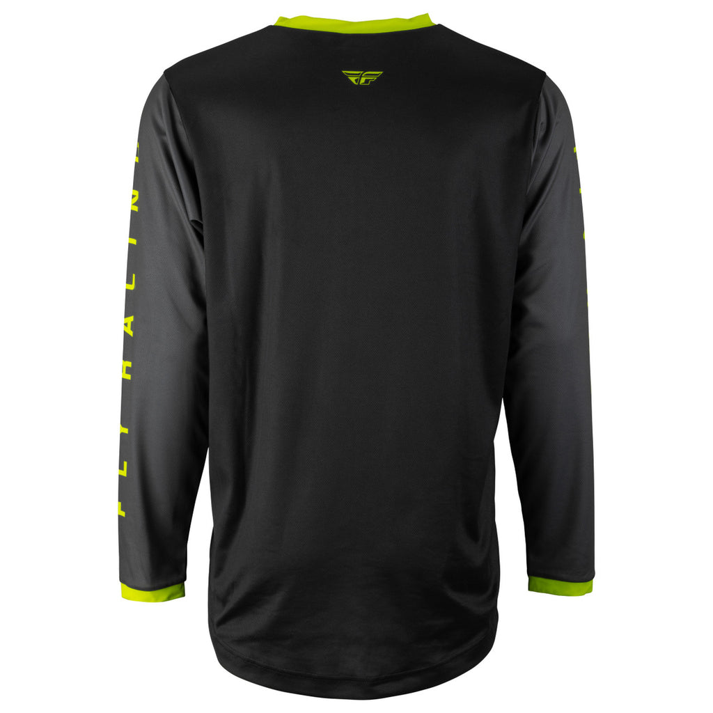 Fly 2023 F-16 Motocross Jersey (Colour: Black/Hi-Viz | UK Size: L)