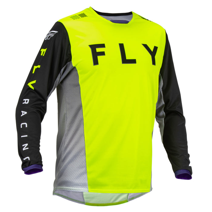 Fly 2023 Kinetic Kore Motocross Jersey (Colour: Black/Hi-Viz | UK Size: M)