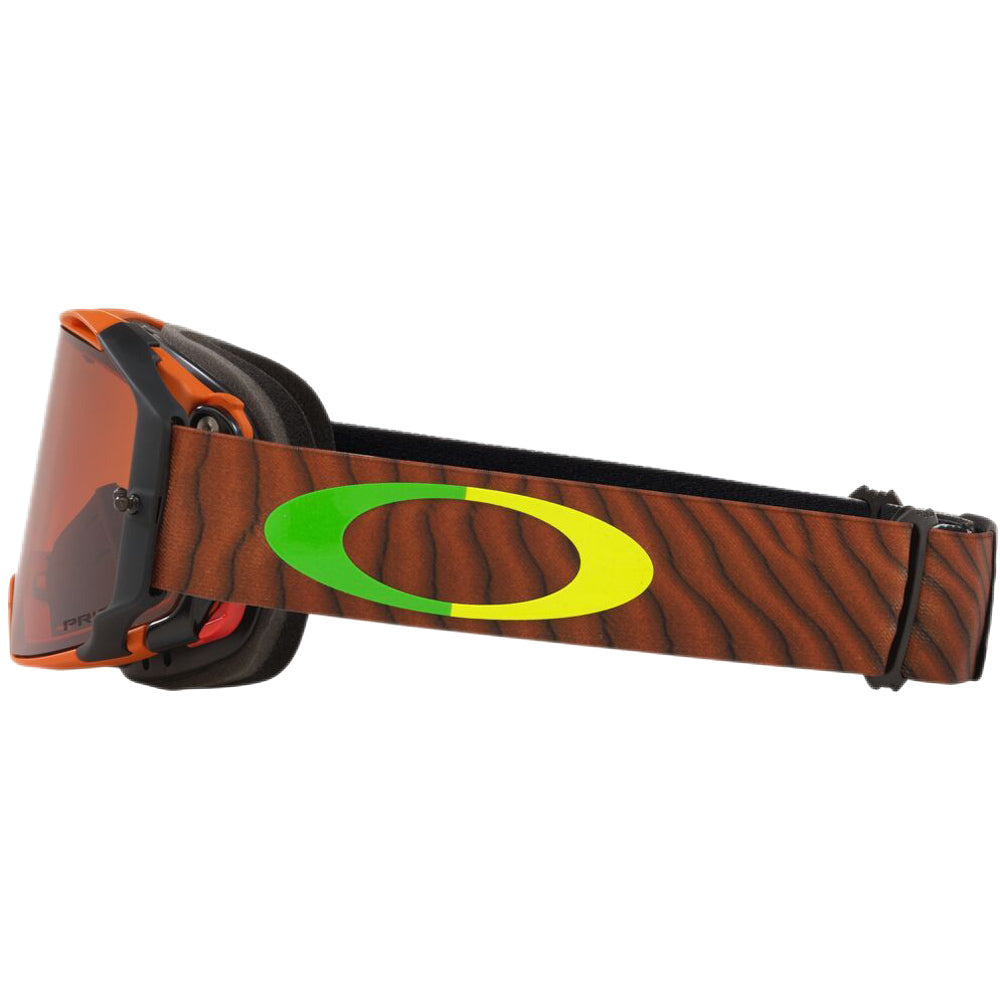 Oakley Airbrake Motocross Goggles (Toby Price Signature Oasis Orange) Prism Black Iridium Lens