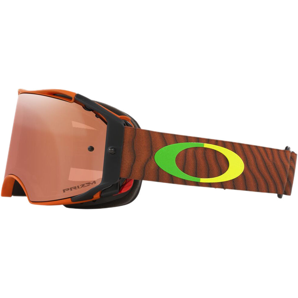 Oakley Airbrake Motocross Goggles (Toby Price Signature Oasis Orange) Prism Black Iridium Lens