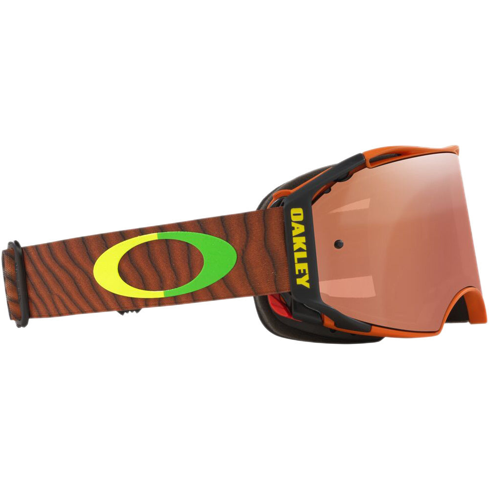 Oakley Airbrake Motocross Goggles (Toby Price Signature Oasis Orange) Prism Black Iridium Lens