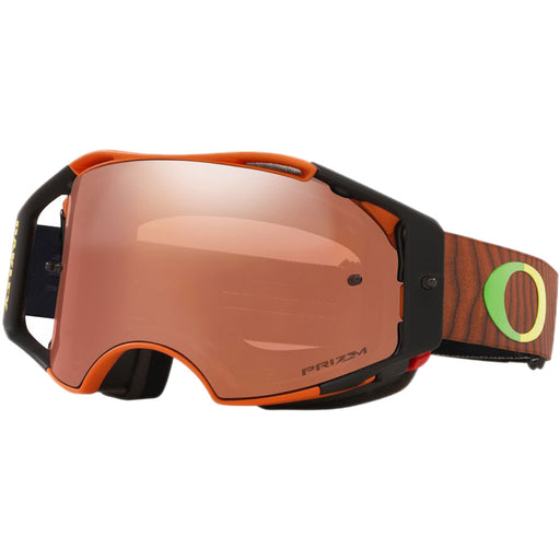 Oakley Airbrake Motocross Goggles (Toby Price Signature Oasis Orange) Prism Black Iridium Lens