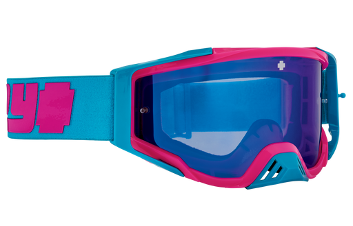Spy Optic Foundation MX Goggles (Reverb Blue w/ Light Blue Spectra Mirror Lens)