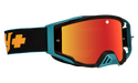 Spy Optic Foundation MX Goggles (Camo Orange Strap/Red Spectra Lens)