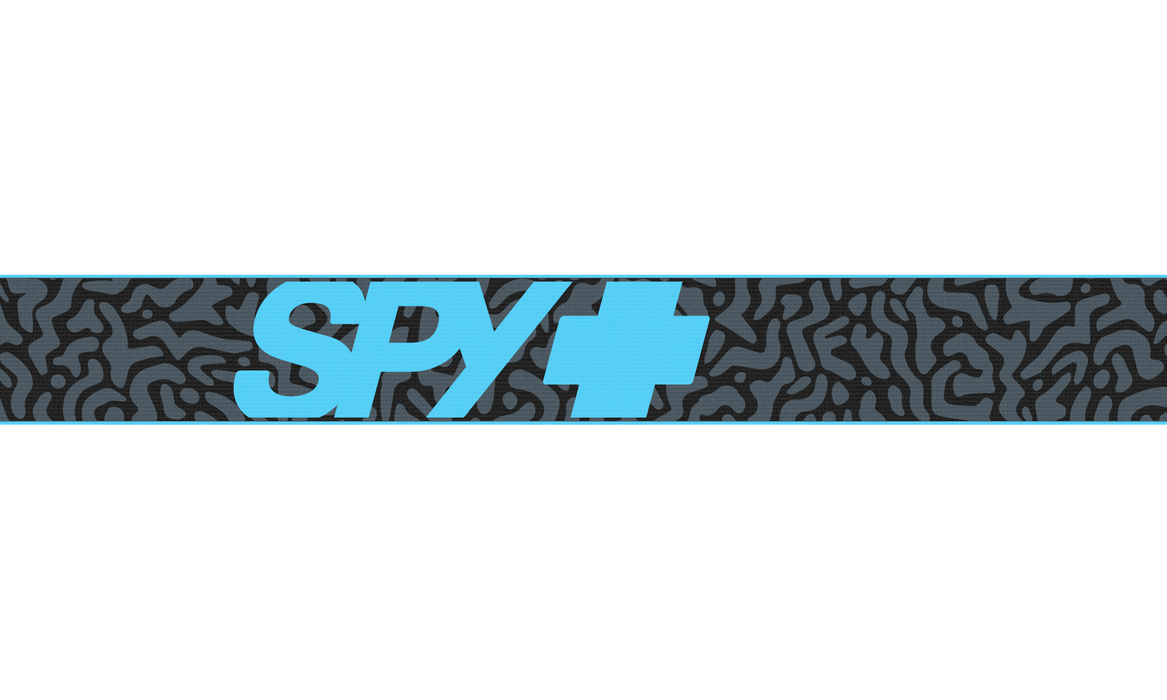 Spy Optic Foundation MX Goggles (Maze Blue w/ HD Clear Lens) strap