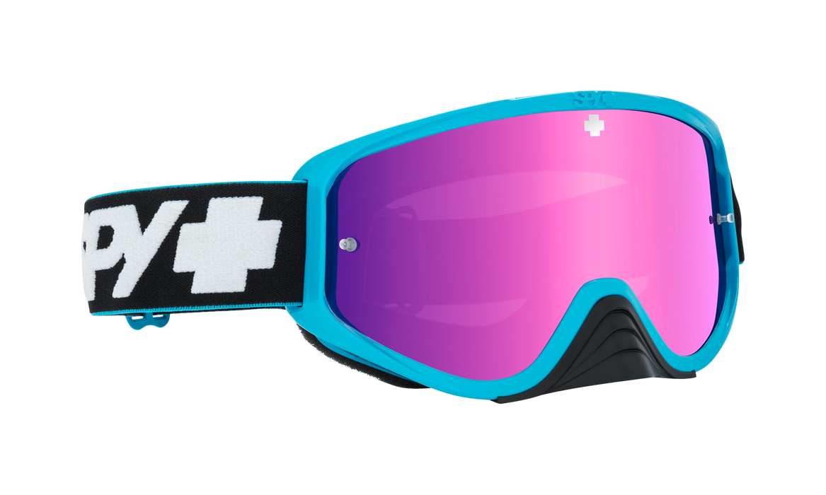 Spy Optic Woot Race Motocross Goggles in slice blue