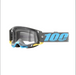100Percent Racecraft 2 Motocross Goggles (Clear Lens) Blue/Grey