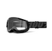 Strata 2 Motocross Goggles - Black (Clear Lens)