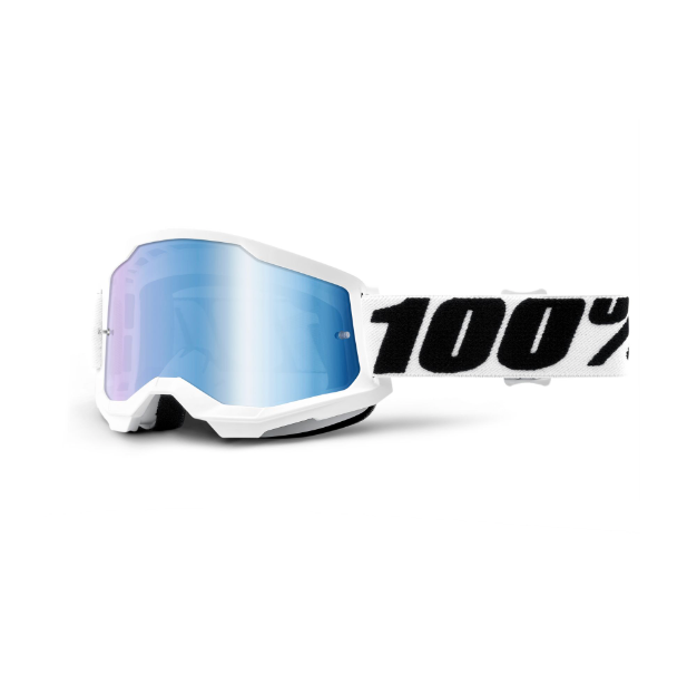 STRATA 2 Motocross Goggles - (Mirror Lens) Everest