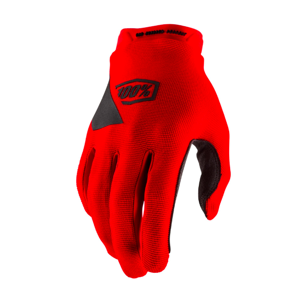 100% Ridecamp Youth MX Gloves (Red)