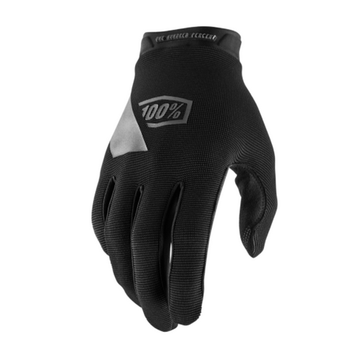 100% Ridecamp MX Gloves (Black)