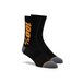 Rhythm Merino Wool Performance MTB Socks (Black/Orange)