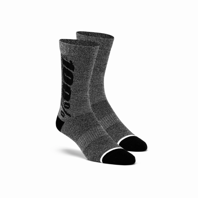 Rhythm Merino Wool Performance MTB Socks (Charcoal)