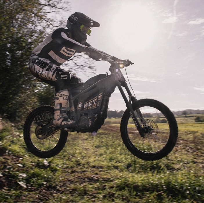 Talaria Sting Electric Motocross Bike jumping