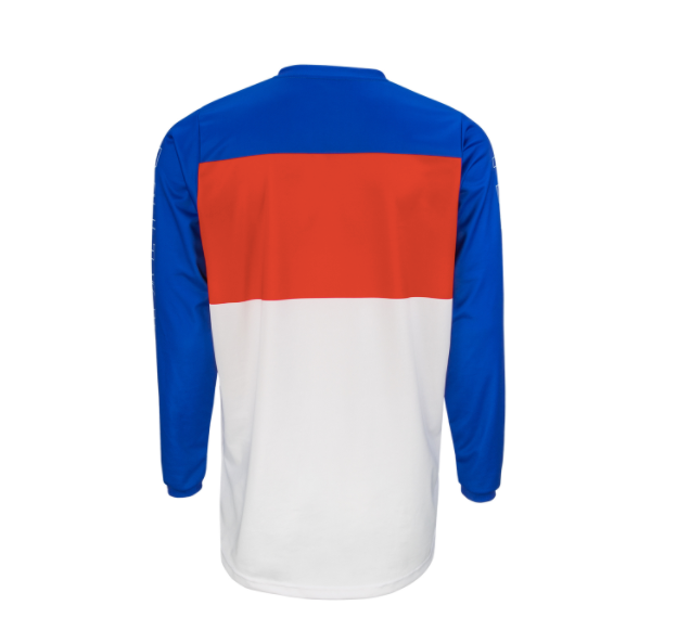 Motocross 2022 F-16 Adult Jersey by Fly Racing (Red/White/Blue)