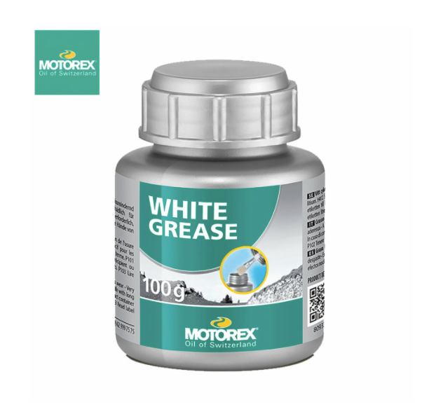 Motocross White Grease 628 100g (12 Per Box) by MotoRex