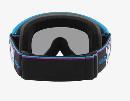 Motocross O Frame 2.0 Pro XS MX Goggle (TLD Overload Black) Dark Grey Lens by Oakley